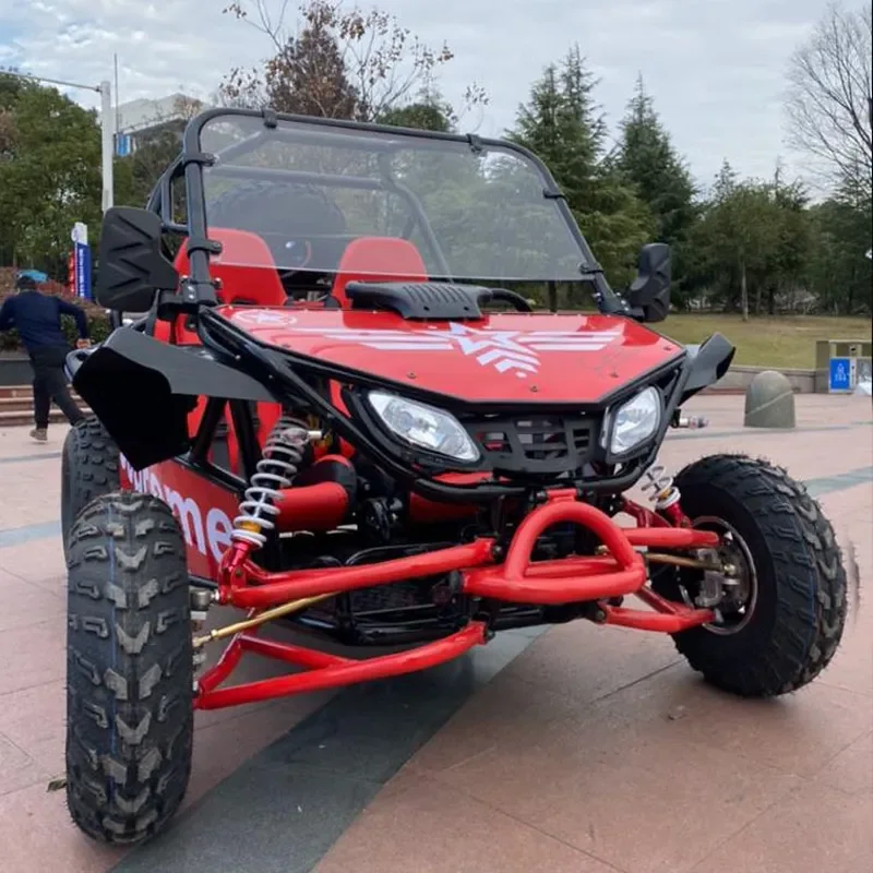 Four Wheel Off Road Kart Steering Wheel Type Double Beach Motorcycle All Terrain Four Wheel Drive Field Drift Mountain Bike
