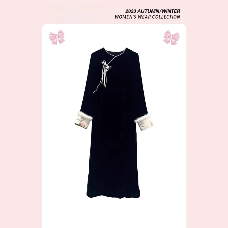 

Новинка! Зимняя коллекция: женская модная одежда для повседневной носки в китайском национальном стиле.