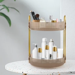 3 2 Tier Lazy Susans 360 Rotating Rack Shelf Round Spice Cabinet Turntable Rack Holder for Kitchen Bathroom Living Room desktop