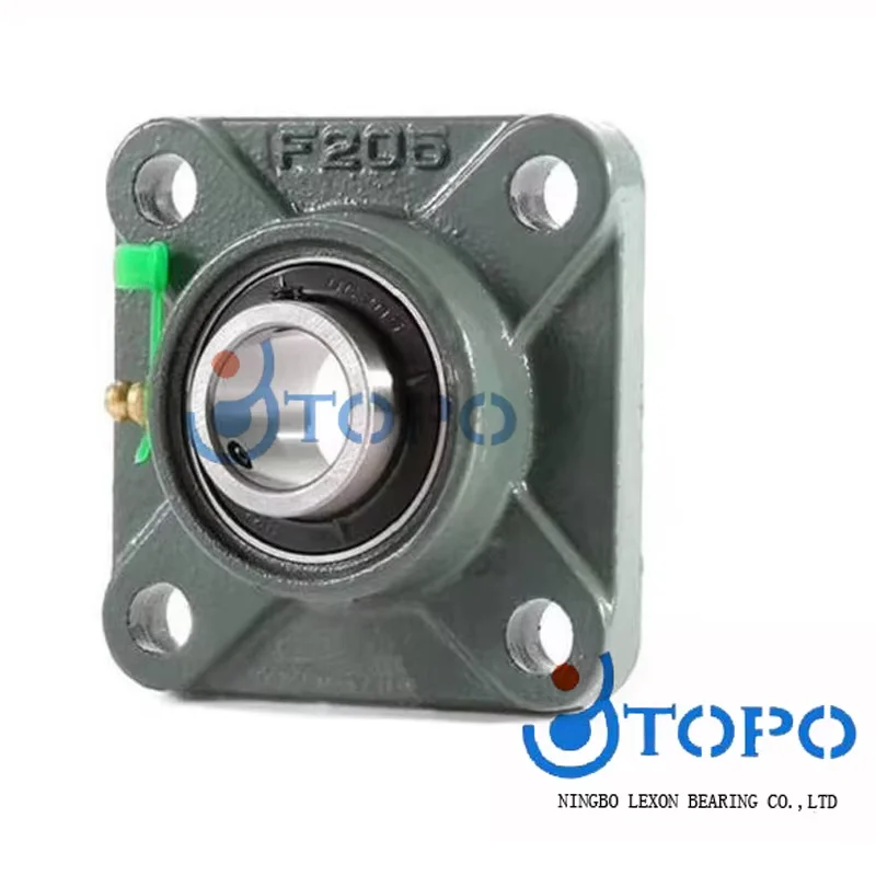 Bearing With Housing UCF201, UCF202, UCF203, UCF204, Set-contained bearing, Outer spherical bearing seat，bearing block