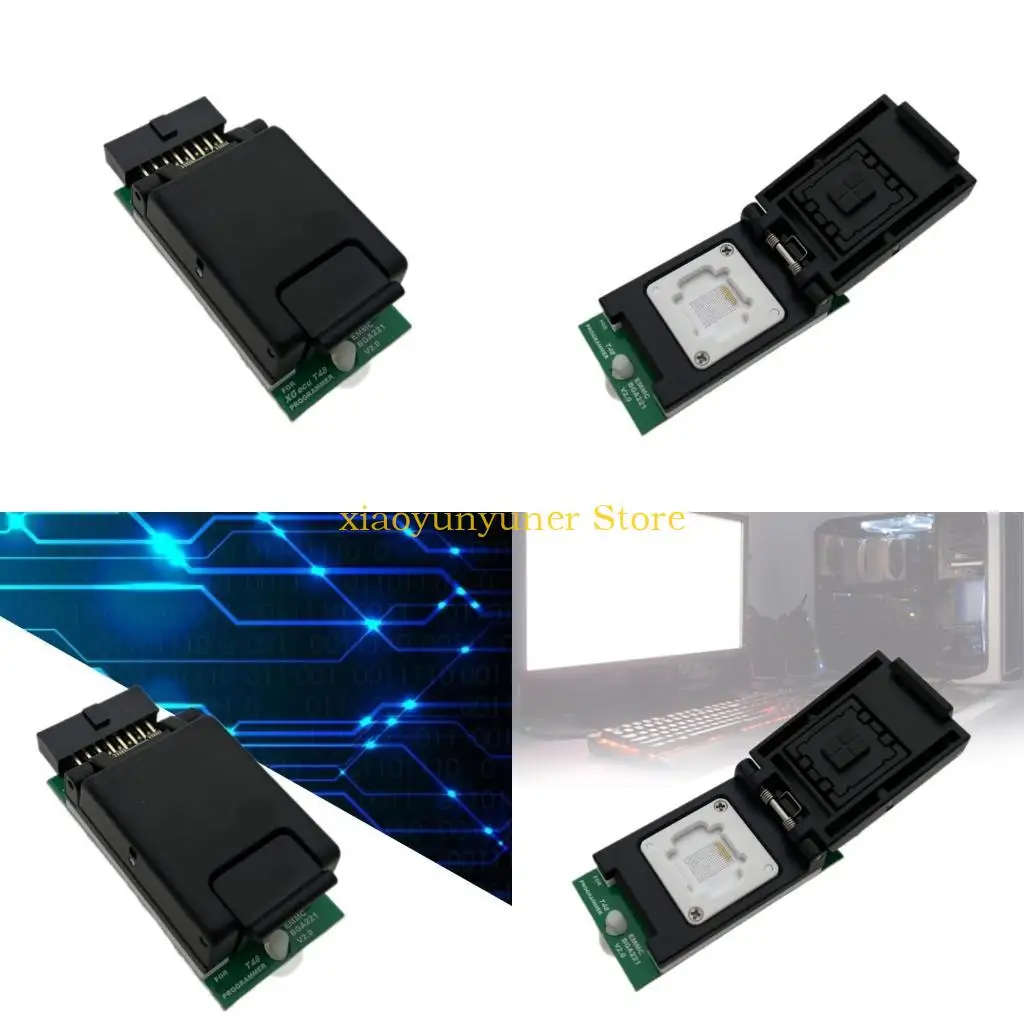 

P9JB EMMC BGA221 Адаптер IC Socket Socket Programmer v2.0 Двухморт -держатель зонда