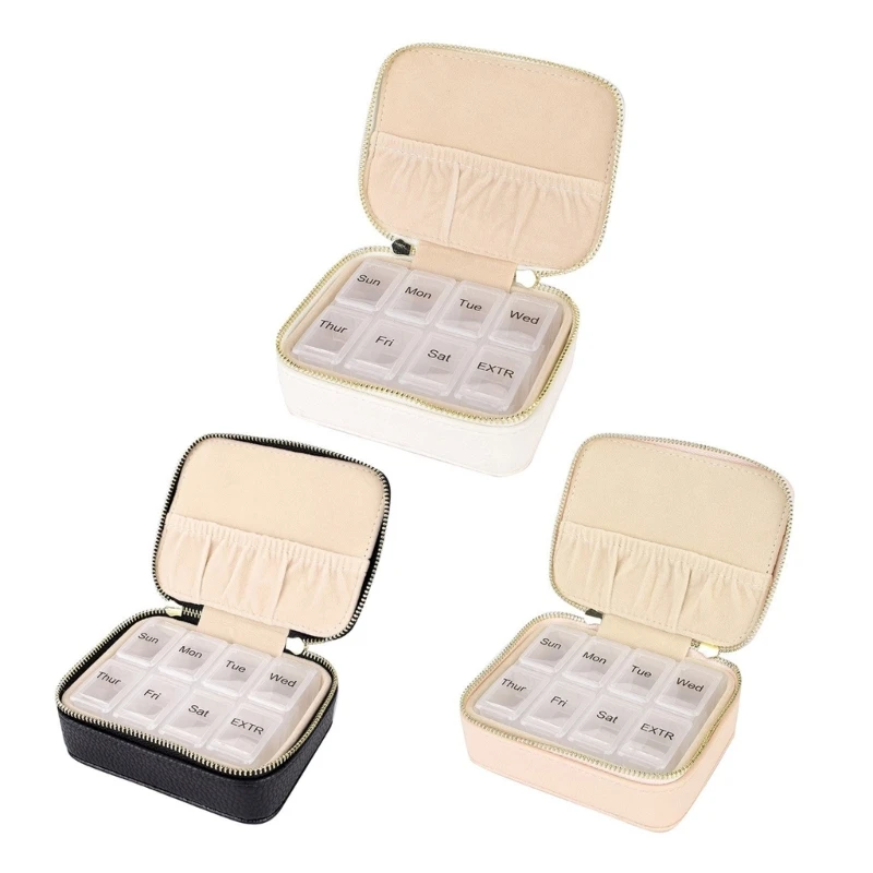 

Lightweight Jewelry Water Resistant PU Storage Box with Compartments 37JB