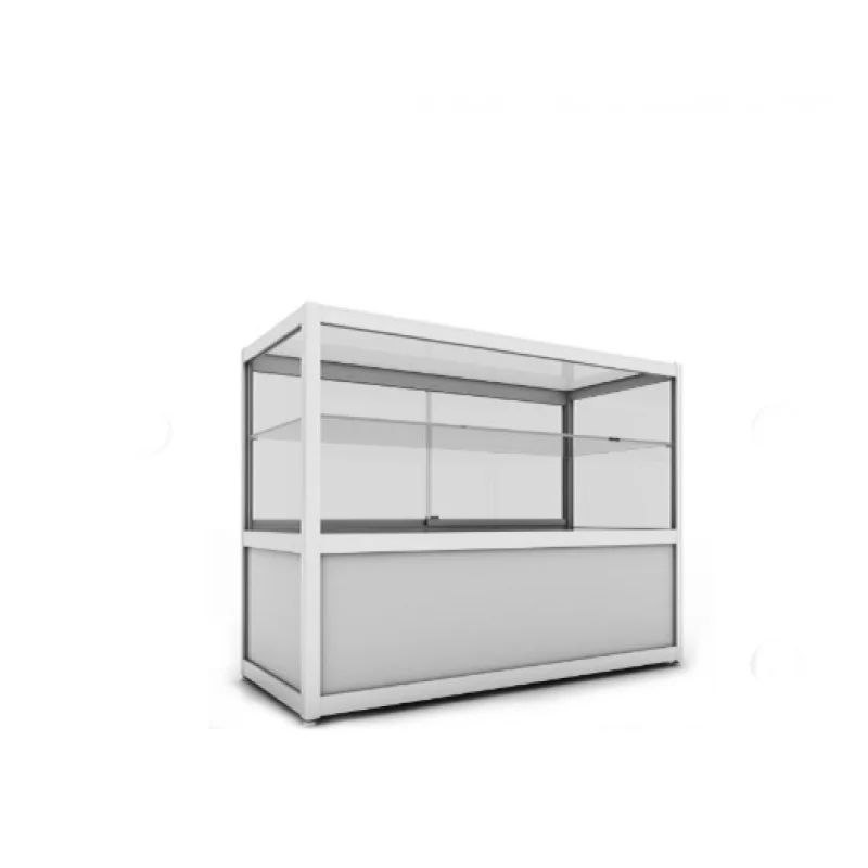 custom.120*50*96cm Custom KEWAY Glass Display Cabinet For Jewelry Store