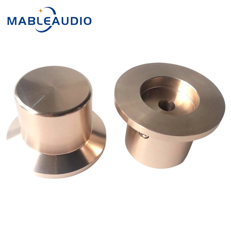 1 Stück 38x26x25mm Aluminium legierung massiver Kugel knopf Gitarren effektor Volumen potentiometer Hifi Sound verstärker Ton knopf – Detail 5