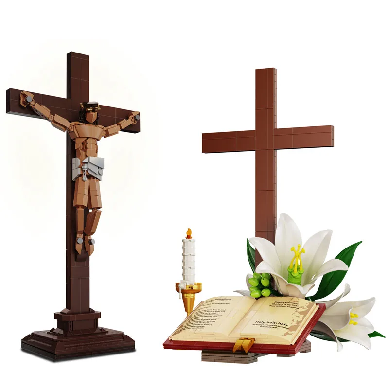 EN STOCK MOC Idea Cross Simulation lily book Bloques de Construcción Modelo Ladrillos de Vela Sets de Montaje para Adultos Juguete Regalo