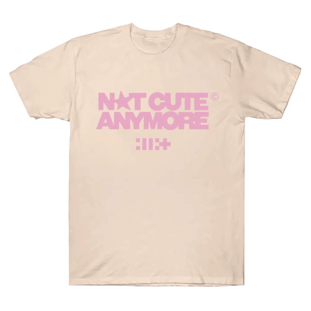 ILLIT Not Cute Anymore Album T Shirts ILLIT Girl Band T-shirt Korean Fashion Summer Women Men Short Sleeve Casual Cotton Y2K Tee image 3