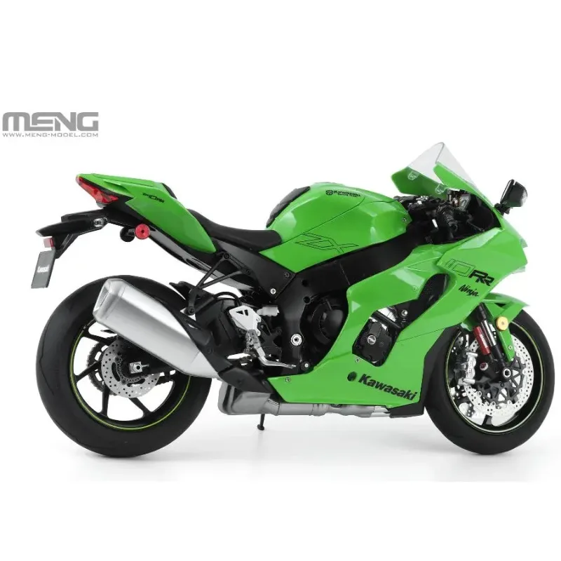 MENG 오토바이 키트 SPS-093 금속 이동식 프론트 포크 슈트&MT-008S 1/9 가와사키 닌자 ZX-10RR 프리컬러드 에디션 모델 키트