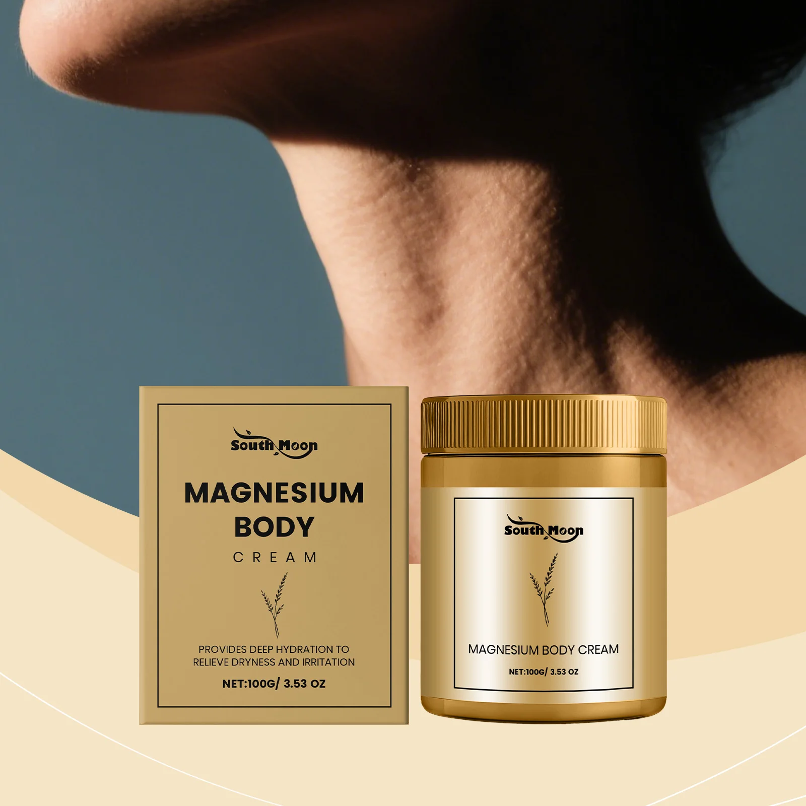 

Daily Body Moisturizing Cream - Refreshing Skin Nourishment, Non-Greasy Topical Use, Aids Relieve Muscle Soreness & Dryness