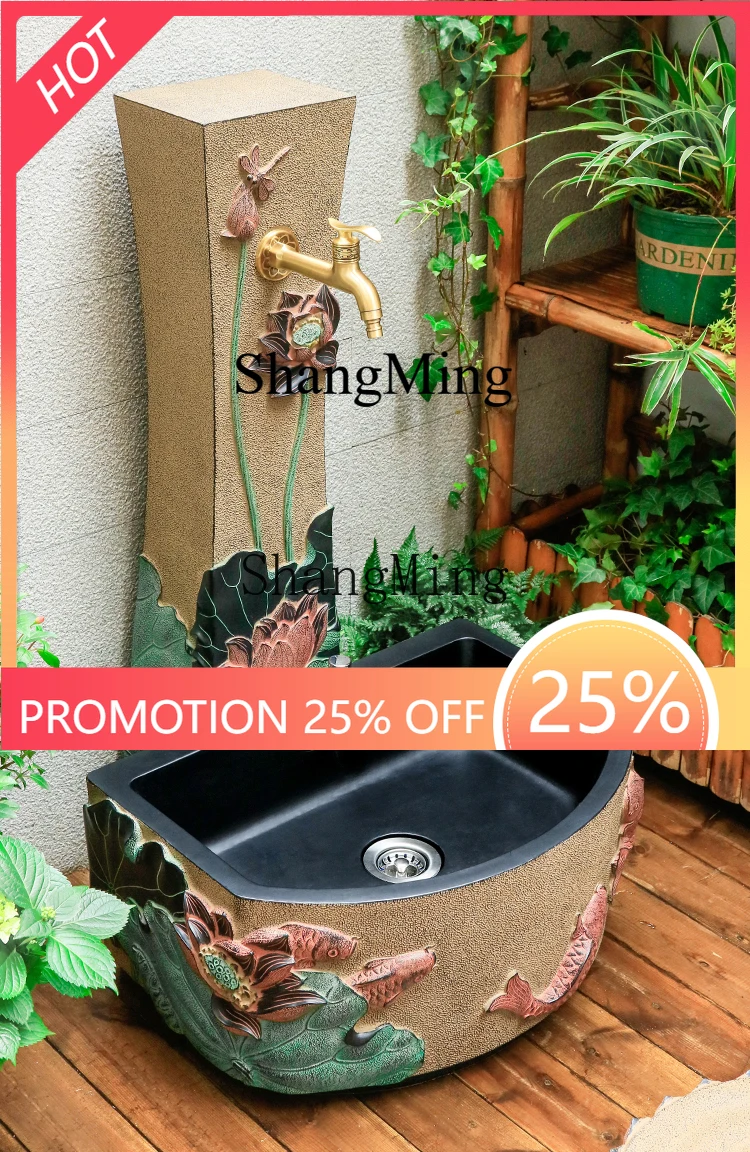 CL vertical faucet outdoor courtyard mop pool anti-freezing crack floor water plug watering flowers