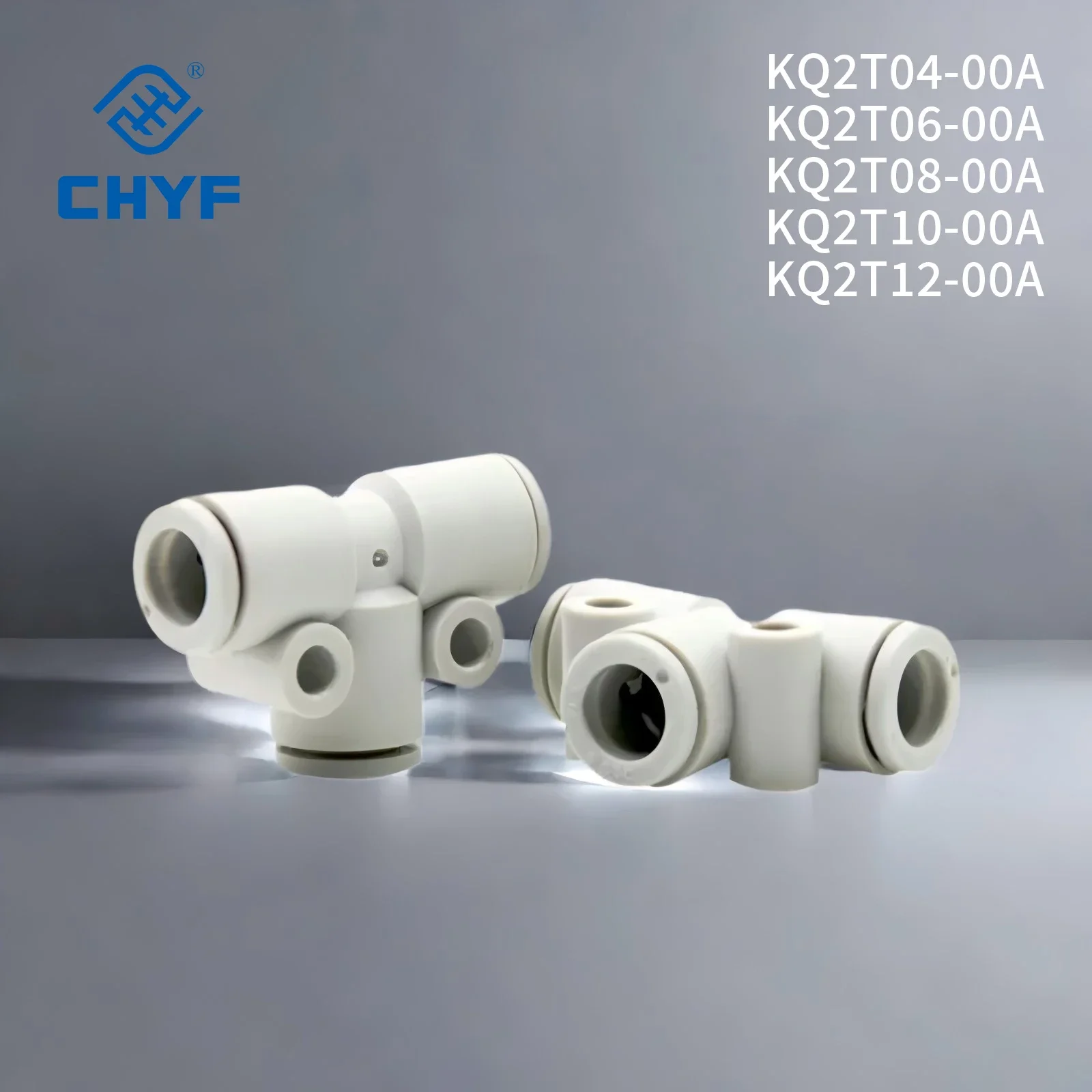 Smc original Pneumatic Male Branch Tee Fittings KQ2T04/06/08/10/12-M5A/M6A/01/02/03/04AS/00/06/08/10/12A