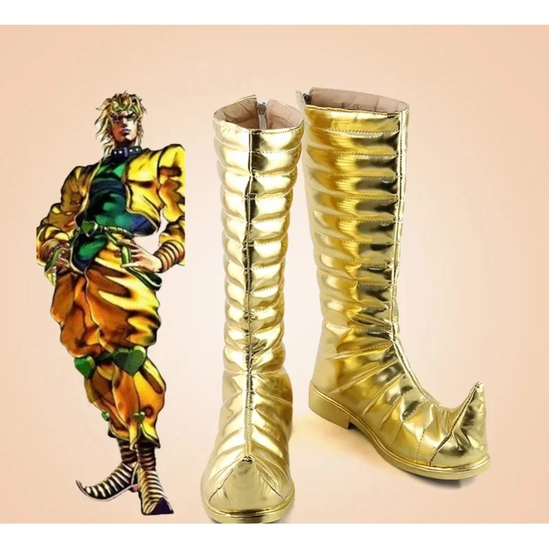 

Мужская обувь для косплея Jojo на Хэллоуин, обувь на заказ, реквизит Dio Brando, ботинки om[8
