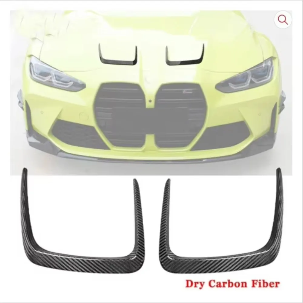 AISKA Dry Carbon Bonnet Canards Hood Trims for BMW G80 M3 G82 G83 M4 2021-2026
