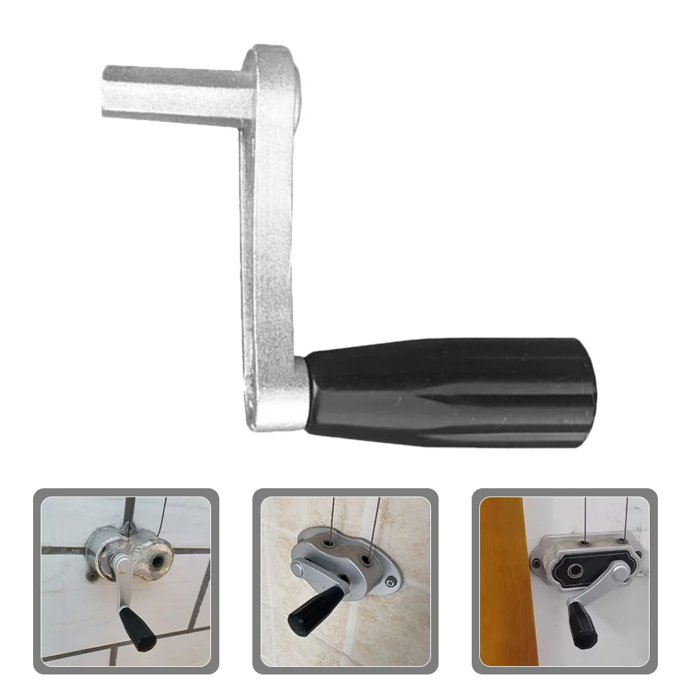 Manual Hand Crank For Clothes Hanger Six-Tooth Handle Stable