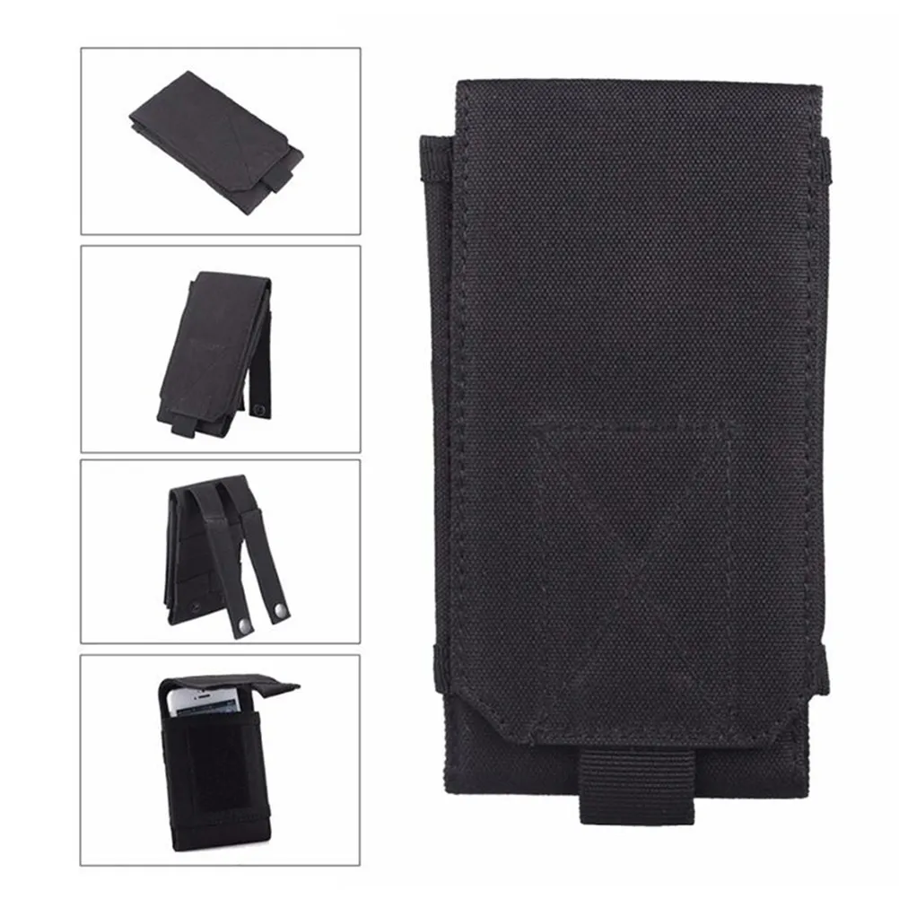 

2 шт. поясные сумки для активного отдыха, многофункциональные чехлы для бега, портативные чехлы для телефонов 6 дюймов, черные чехлы для телефонов из ткани Оксфорд