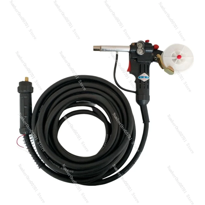 Gas gun two-part welding machine European interface NBC200A welding gun 5 meters argon gas preservation aluminum welding