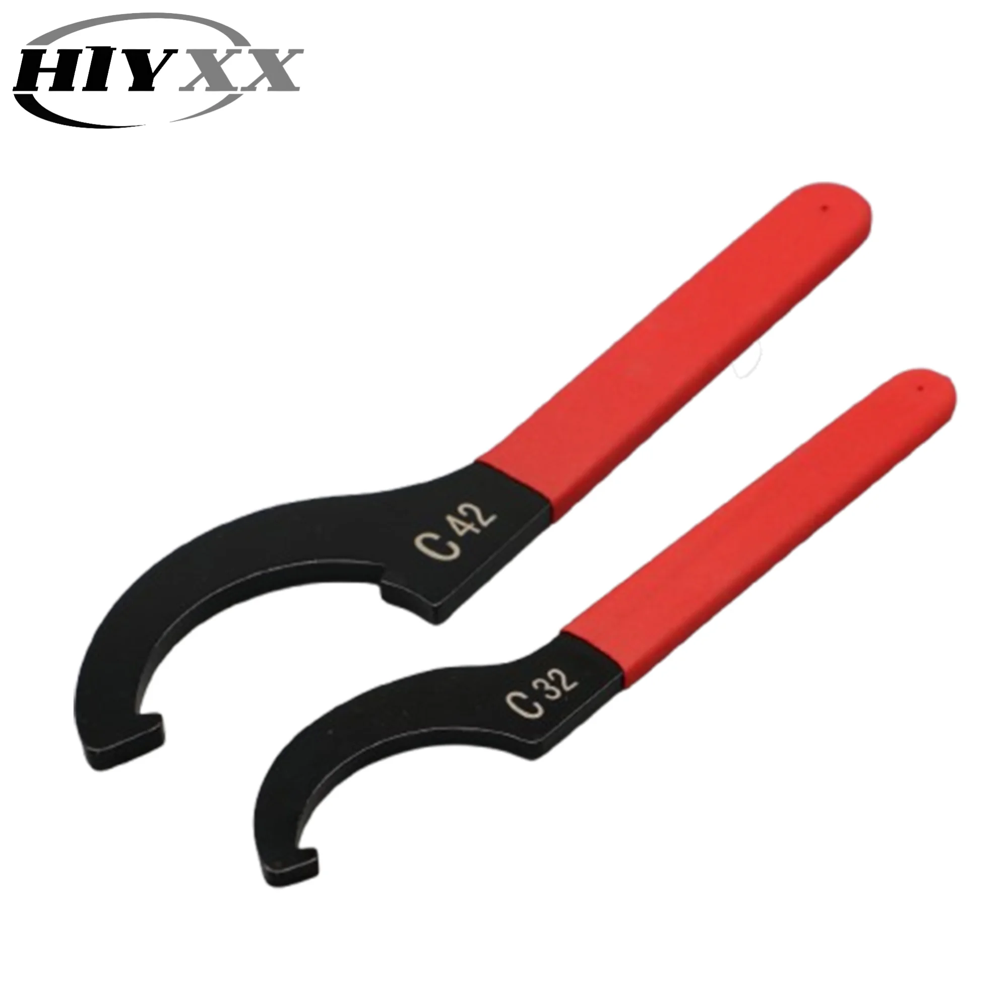 

CNC TOOL C32 C42 Hook Spanner Wrench | High Carbon Steel for CNC Machine Tool Holder, Milling Machine & Lathe