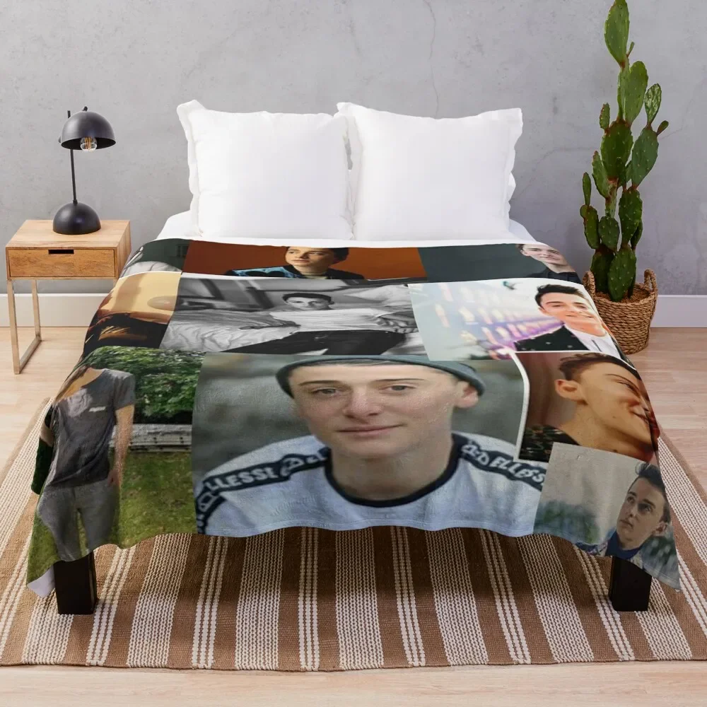 noah schnapp Throw Blanket For Decorative Sofa Sofas Blankets