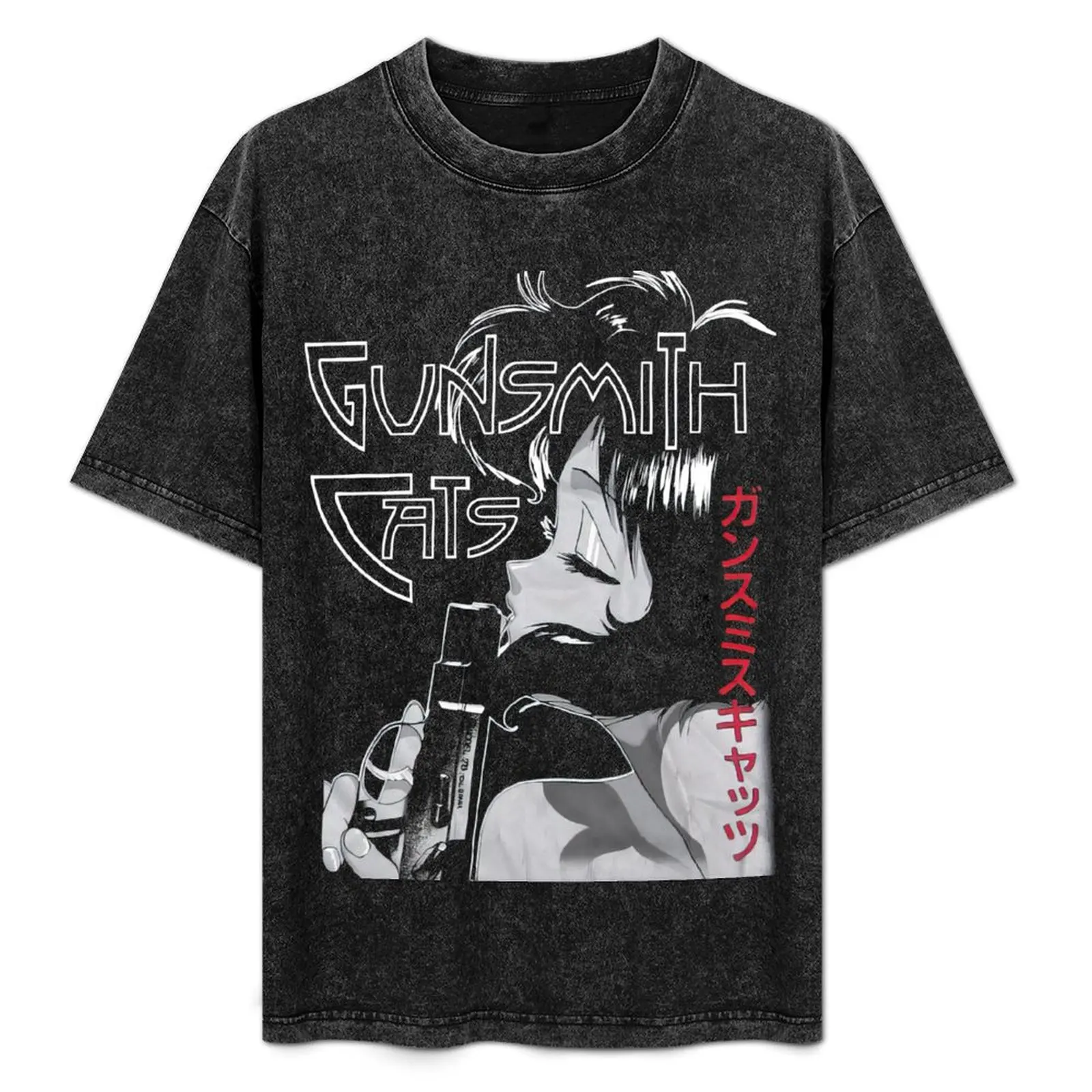

Vintage Gunsmith Cats T-Shirt man t shirts high quality luxury brand t shirts for man pack white T-Shirt