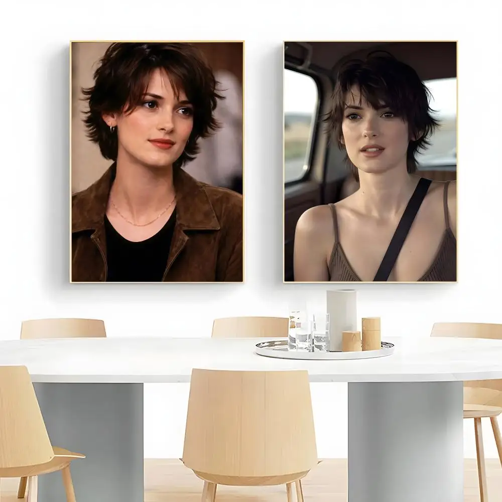 Actress Performer Winona Ryder Poster Wall Art Print Decorative Mural Home Decor Gift Unframed