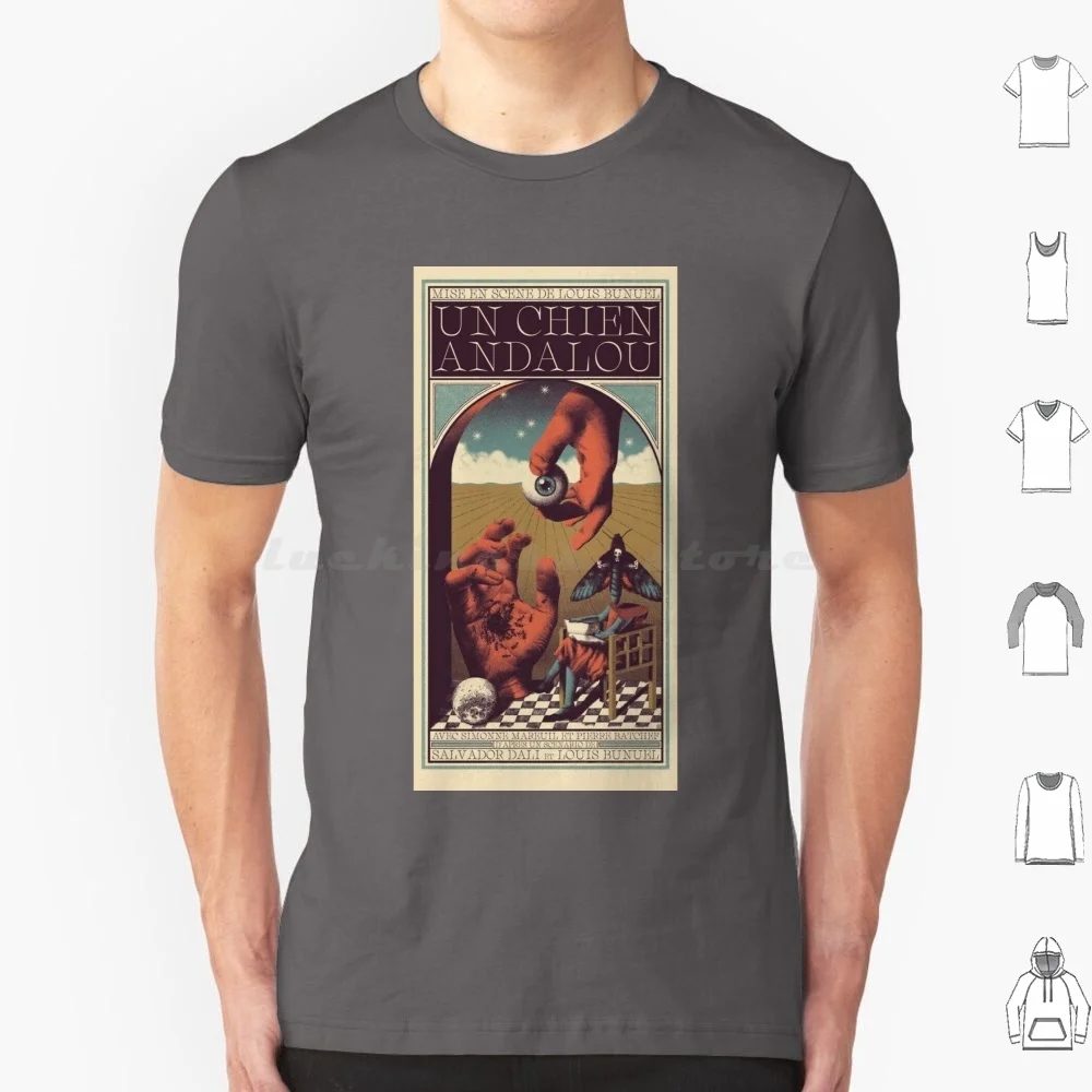 Camiseta Un Chien Andalou de Luis Bunuel para hombres, mujeres y niños, 6xl, Un Chien Andalou, Luis Bunuel, un perro andaluz, película de Salvador Dali