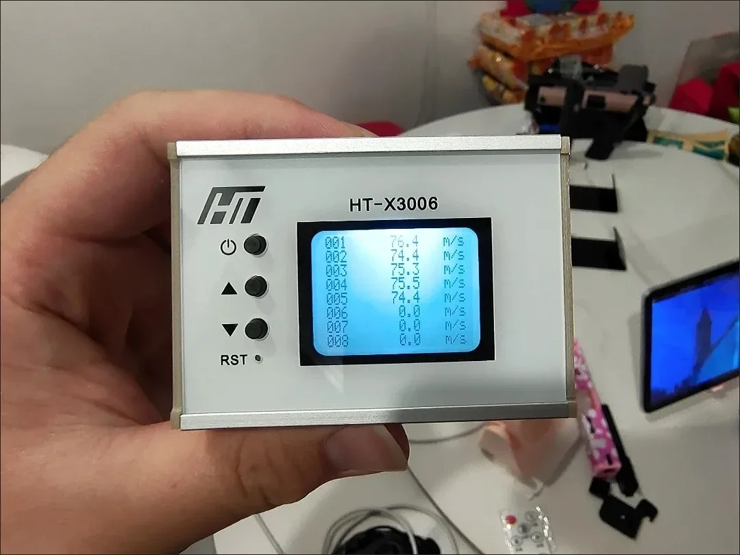 Imagem -03 - Tiro Chronograph Velocidade Meter Ball Velocity Medição Energia Bala Velocidade Tester Ht-x3006
