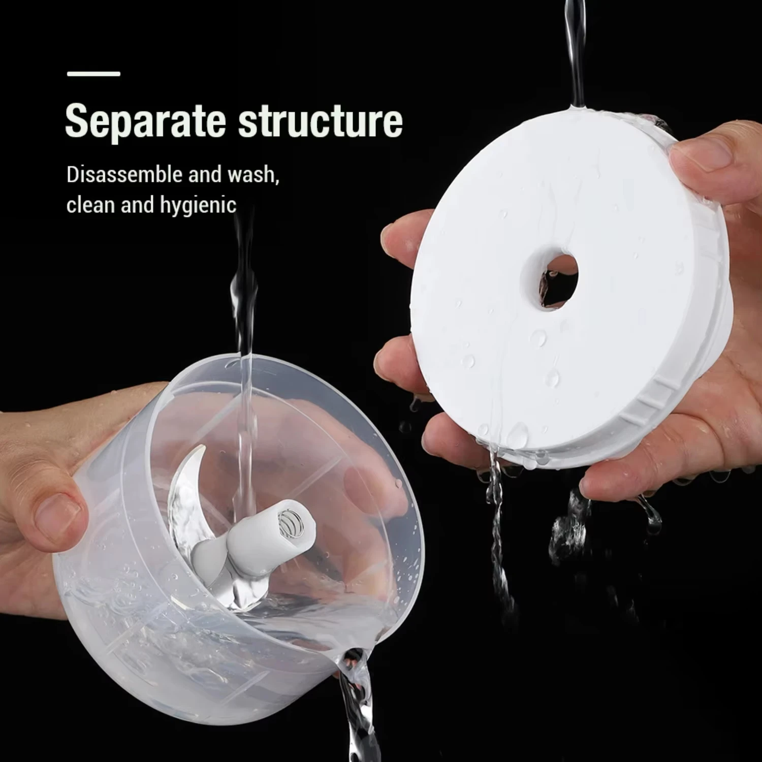 Frullino per aglio elettrico USB mini tritacarne 250ml tritacarne portatile ricaricabile tritacarne multifunzionale