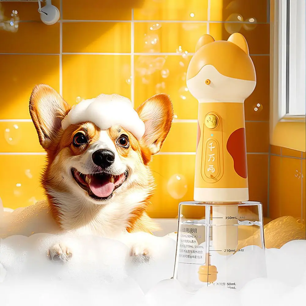 

Pet-friendly Electric Foam Machine Usb Charging Waterproof Automatic Soap Dispenser Foam Production Pet Cleaning Bathing