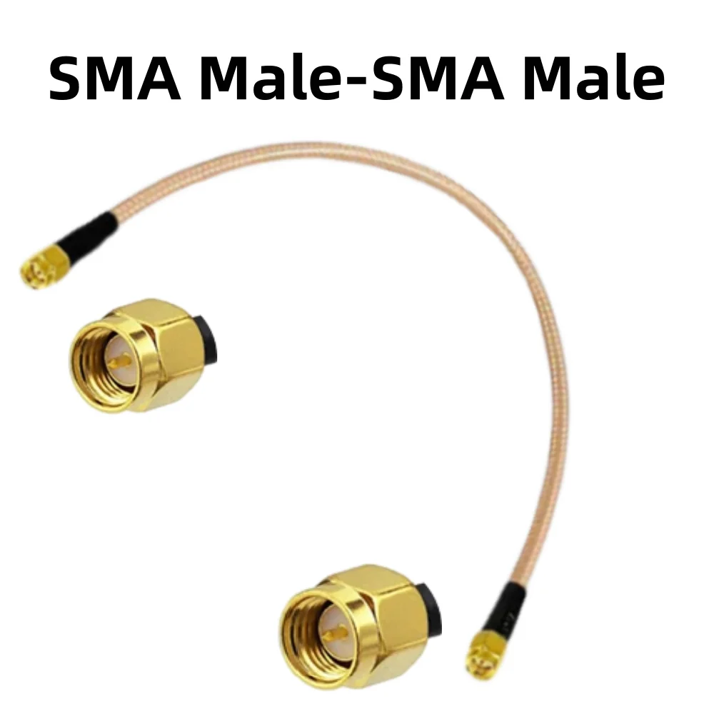 SMA Male to SMA Male Plug Socket RF Connector Tail Extension Cable RG174 RG316 RG58 RG142