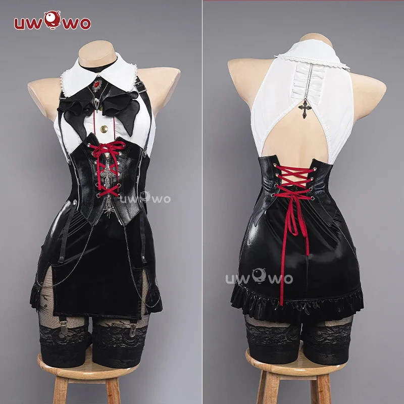 SN55LAST BATCH UWOWO Mikku Cosplay Fanarts Gothic Witchh Costumi Cosplay di Halloween Set completo $ 5Q @ 1