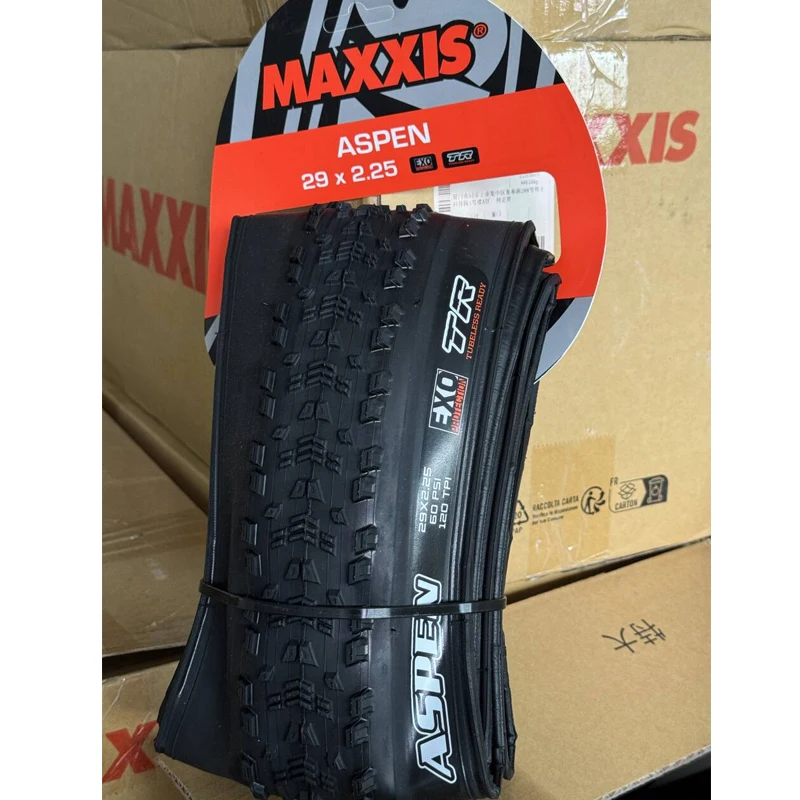 MAXXIS ASPEN 29inch Tubeless Tire 29x2.25 120tpi 60psi XC Mountain Bike Folding Tires Black