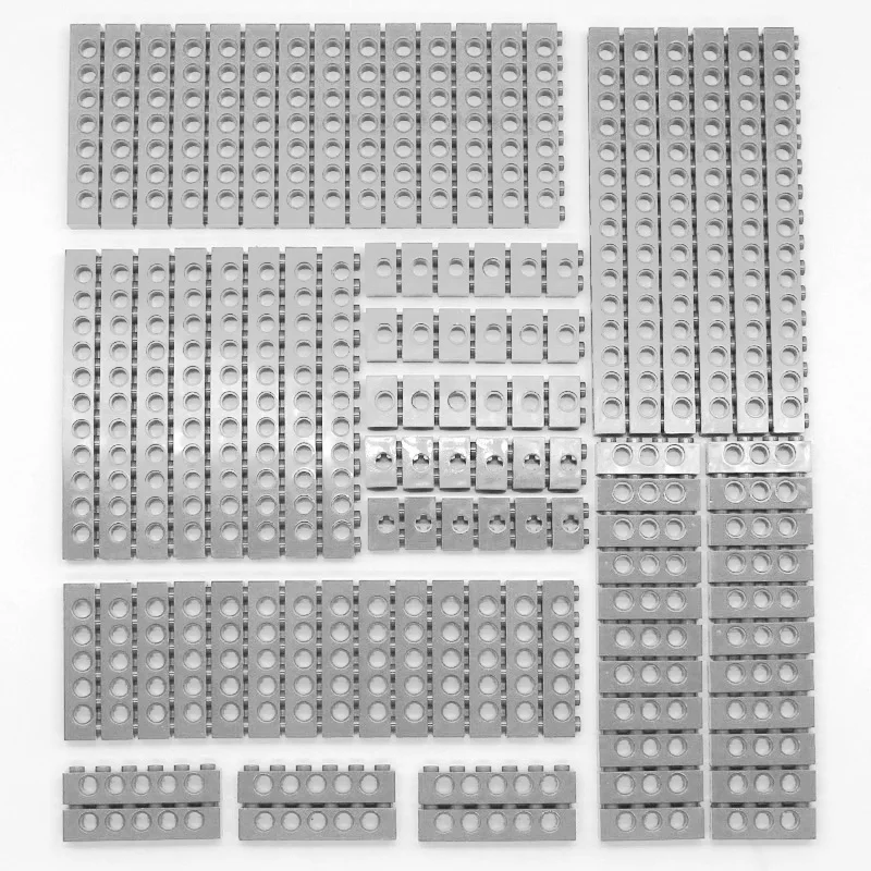 100 Stuks Bulk Technische Onderdelen Pin Liftarm Stenen Studless Beam Asplug Connector Tandwiel Bouwstenen Compatibel Speelgoed