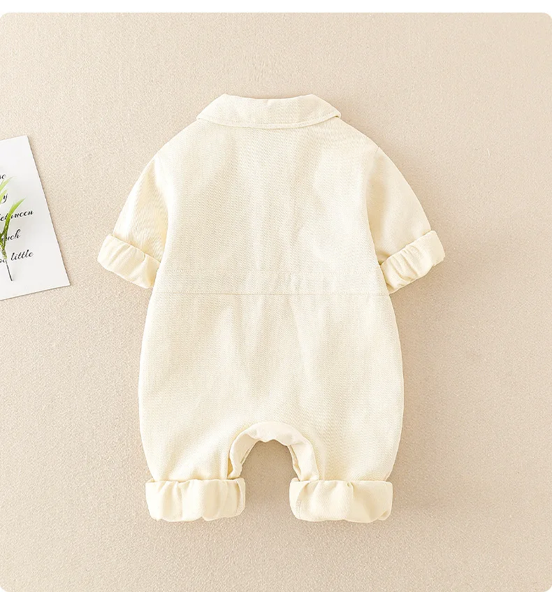 Custom Baby One-piece Clothes with Name Boys Girls Jumpsuit Personalized Embroidery Name Baby Suit Newborn Infant Gift Playsuits