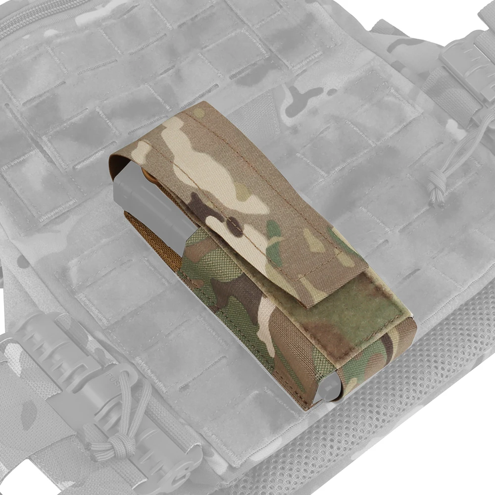 Lightweight Tactical Single Rifle Mag Pouch for 5.56 AK AR M4 AR15 Molle Hunting Airsoft Paintball Vest Gear