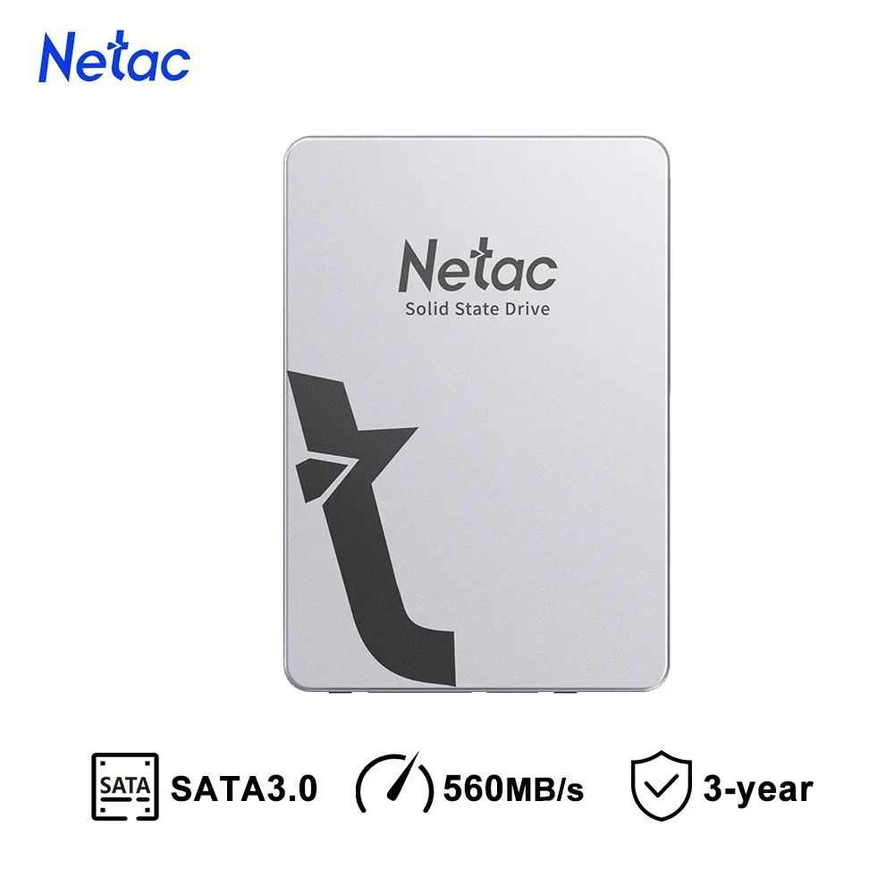 Netac SSD 1TB 2TB 4TB 128GB 256GB 512GB SSD SATA SATA3 2.5 hdd hd SSD Hard Drive Disk Internal Solid State Drives for laptop pc