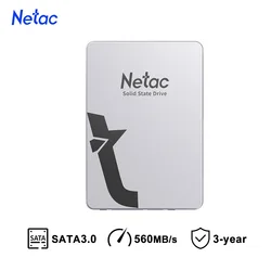 Netac SSD 1TB 2TB 4TB 128GB 256GB 512GB SSD SATA3 2,5 hdd hd SSD disco duro Unidades internas de estado sólido para ordenador portátil