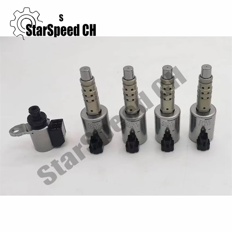 Original New JF015E RE0F11A Transmission Valve Body Solenoids Kit 5PCS/Set For Nissan Suzuki Tiida JF015 CVT Auto view 3
