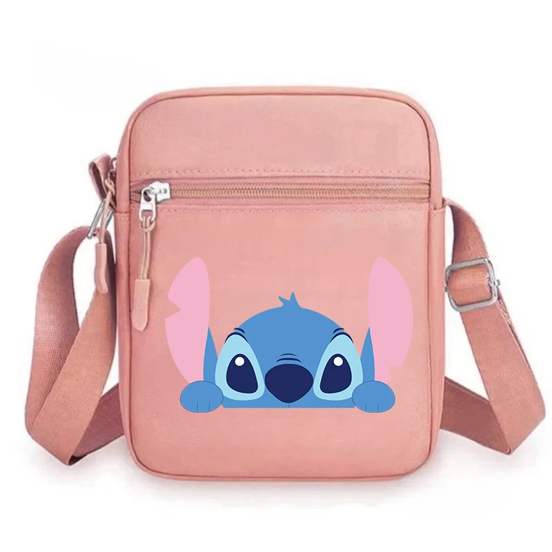 الكرتون أنيمي غرزة المرأة حقيبة Kawaii المحمولة موضة الهاتف المحمول الكتف سستة Crossbody الحقيبة الطلاب محفظة نسائية للعملات المعدنية الهدايا
