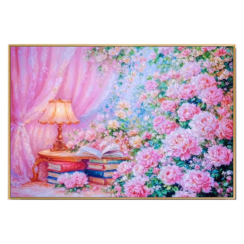 

Набор для вышивания крестиком 9CT 14CT с принтом, для домашнего декора, рукоделия, с иглами и нитками, 74 ЦВЕТА