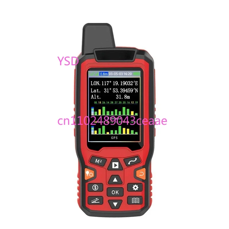 High Precision Handheld GPS Land Area Meter Real Time Area Length Display Acre Measuring Instrument Test Device
