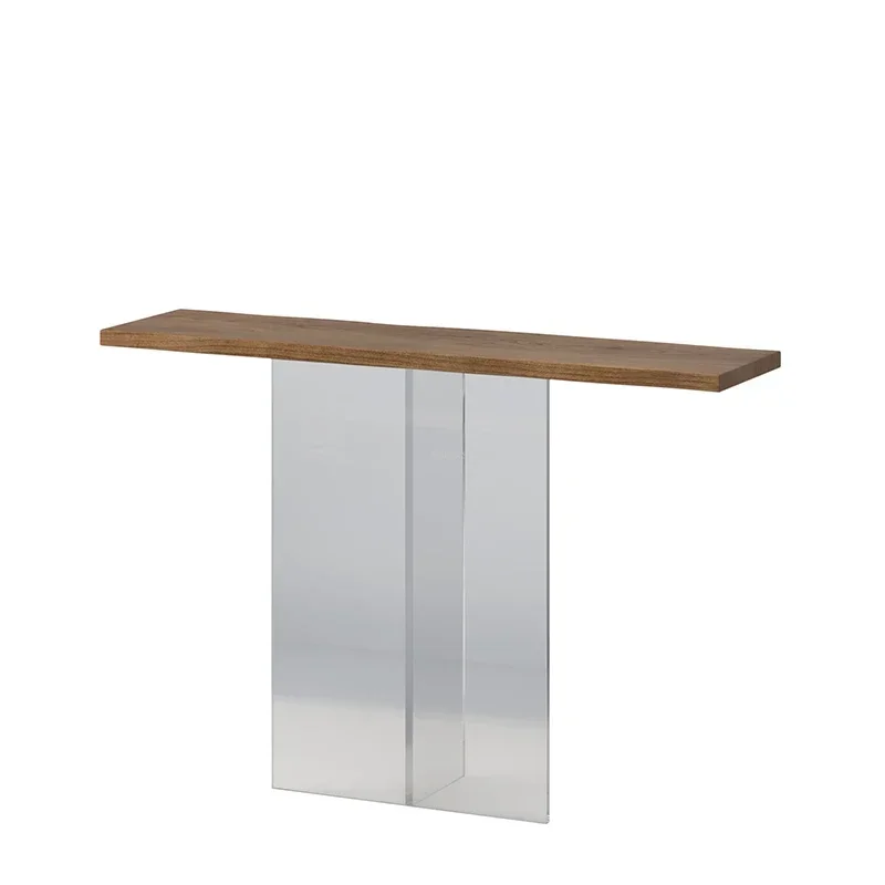 

Новый китайский деревянный диван-стол, художественный стол на крыльце, входной консольный стол, мебель для дома, американский акриловый стол на крыльце у стены