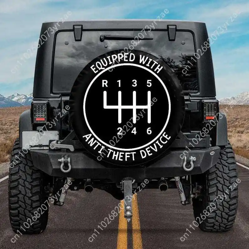 

Manual Shift Gear Icon Various Models Spare Car Tire Cover Prevention Sand Dust rainwaterTire Cover Sturdy Durable Tire Covers