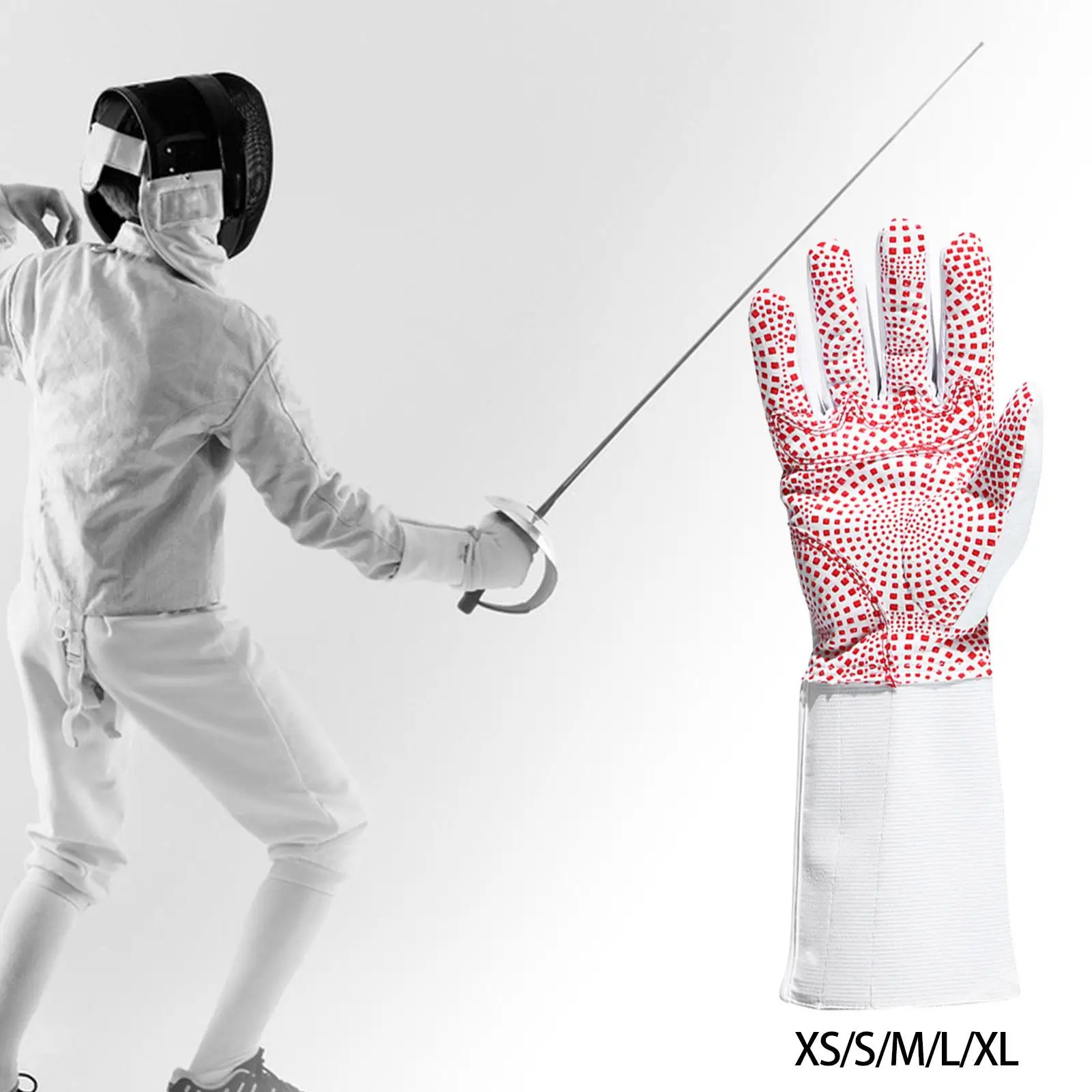 フェンシンググローブ-トレーニングミトン-スポーツハンドプロテクション-1ピース-トレーニング器具-試合練習用-競技フェンシングマッチ用