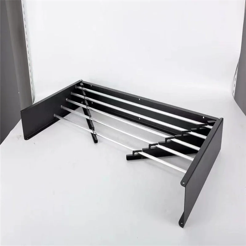 Excellent Quality Wall Mounted Metal Folding Towel Rack Clothes hangers for Indoor and Outdoor