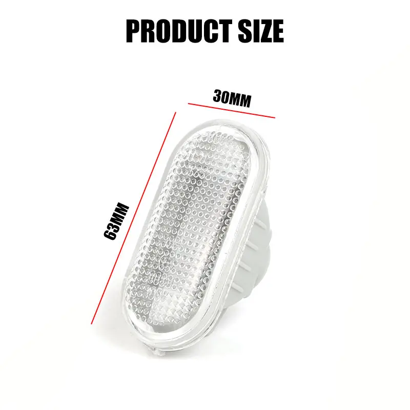 Car Side Marker Light Indicator Shell No Bulbs Turn Signal Lamp Cover Lens for Nissan Versa Qashqai Tiida Pathfinder 26160-AX00A