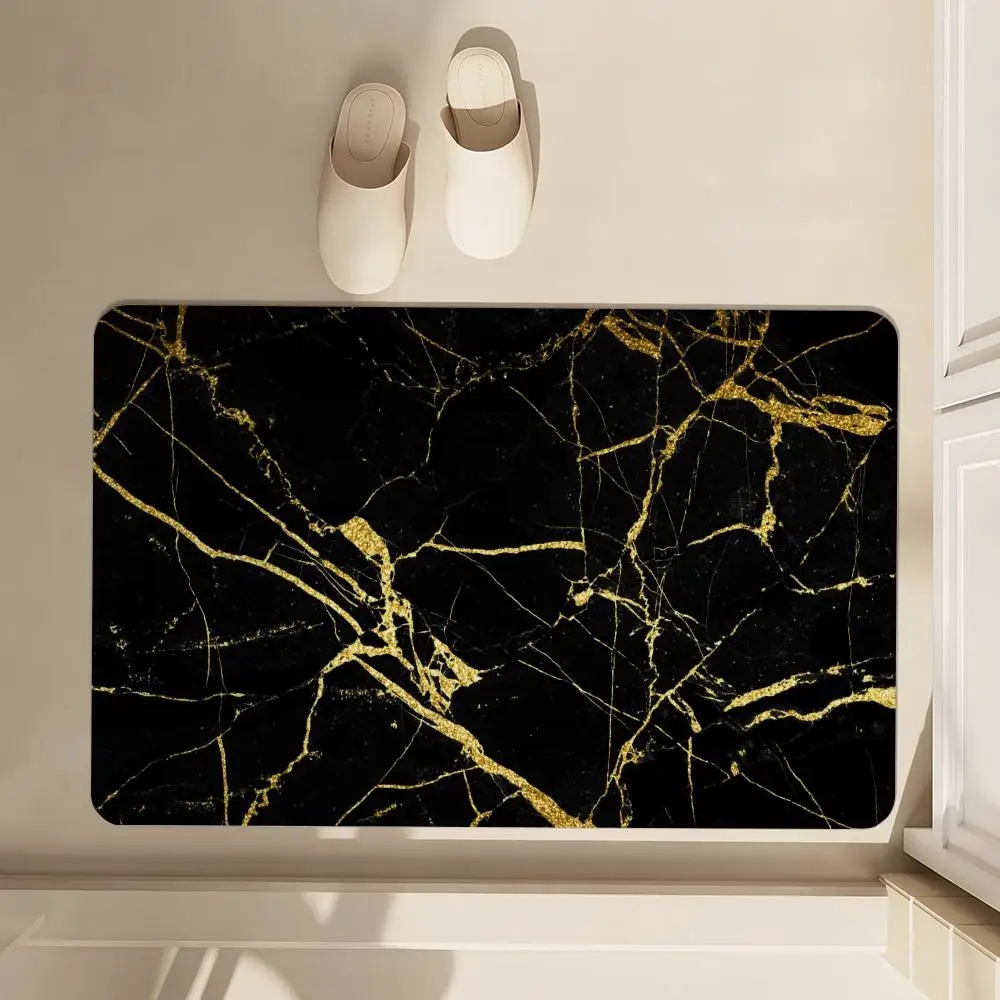 

J-jyanme Floor Mat Soft Diatom Bathroom Absorbent Floor Mat, Toilet Of The Bathroom, Household Floor Mat, Door Mat Carpet
