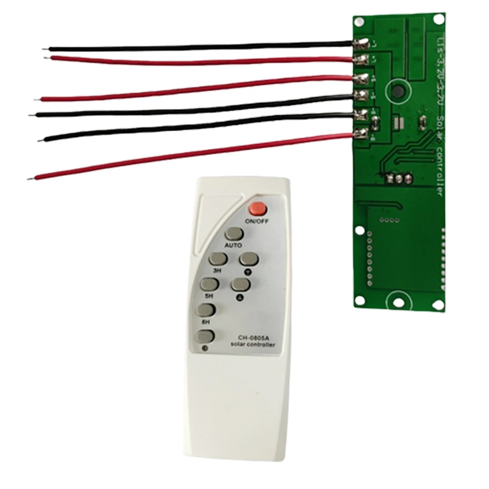 

3.2V 3.7V Automatic Control Lamp Board Microwave Radar Body Induction Solar LED Driver Controller Board with Remote Control