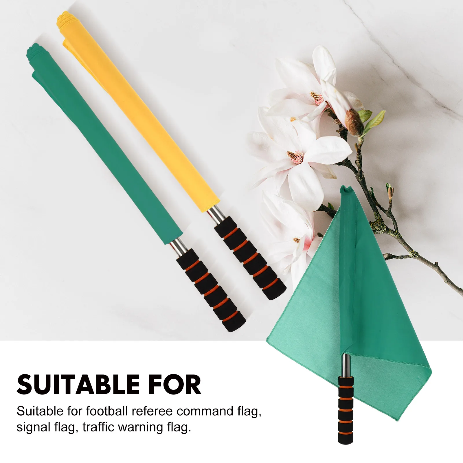 

5pcs Sports Competition Referee Signal Commanding Professional Linesman Durable Polyester Lightweight Racing Event Party
