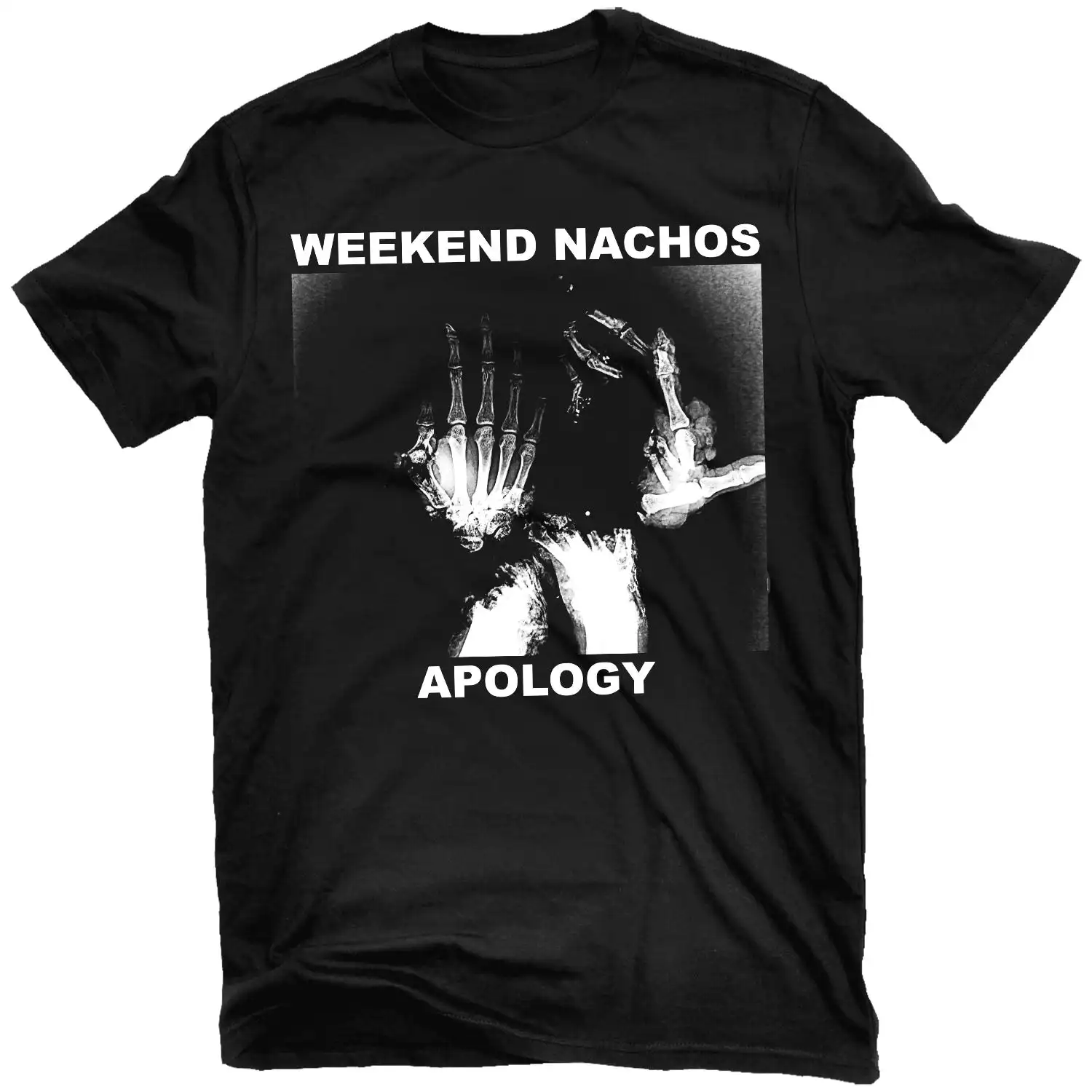 Weekend Nachos Apology Band T-Shirt 100% Cotton Graphic Tee Men Women Summer Streetwear Top