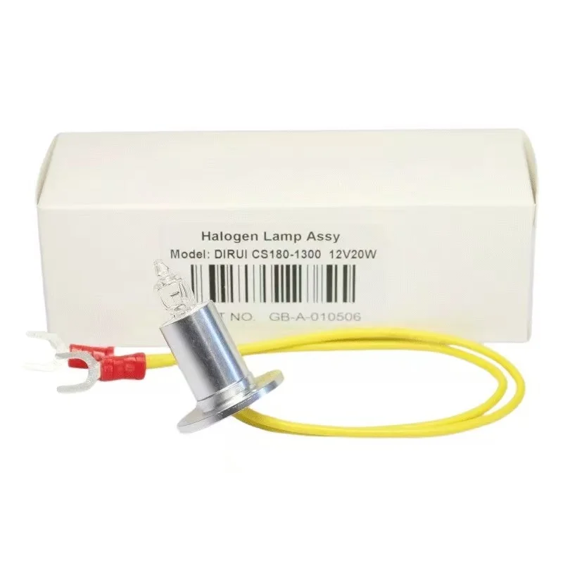 NEW DIRUI CS-T240 CS240 CS300 CS400 CS600 CS800 Biochemical Analyzer Lamp DIRUI 12V 20W Halogen Bulb