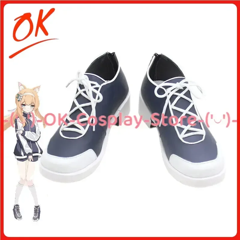 [Customized Size] Blue Archive Iochi Mari Cosplay Shoes Game Roleplay Costume Prop Halloween Carnival Party Boots PU Leather